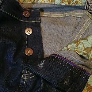 Sz 28 Rich & Skinny Riveted Straight Leg Jeans